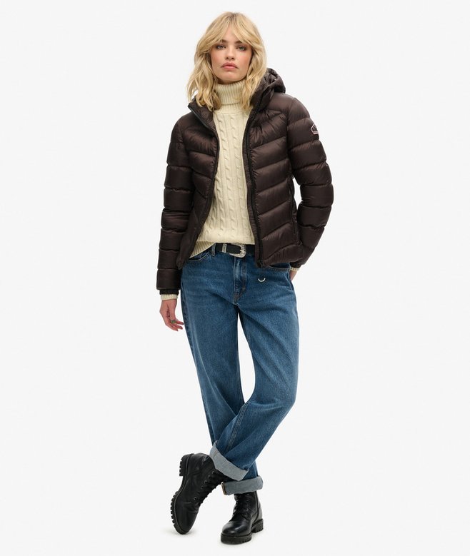 Superdry Cazadora Acolchada Con Capucha Fuji