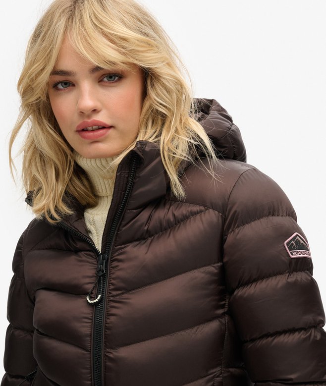 Superdry Cazadora Acolchada Con Capucha Fuji