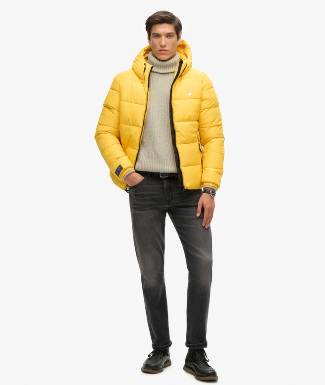 Superdry Cazadora Acolchada Con Capucha Sports