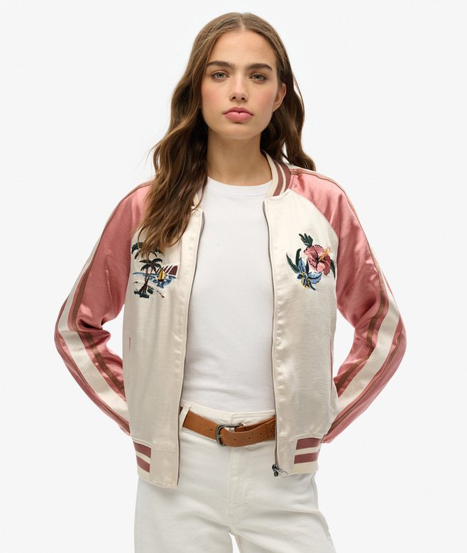 Superdry Cazadora Bómber Con Bordado De Suikajan