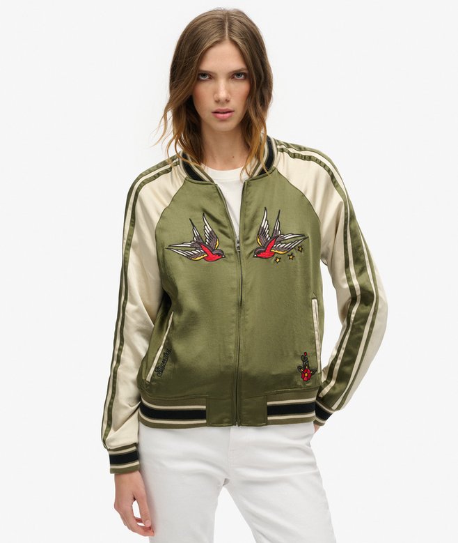 Superdry Cazadora Bómber Con Bordado Suikajan