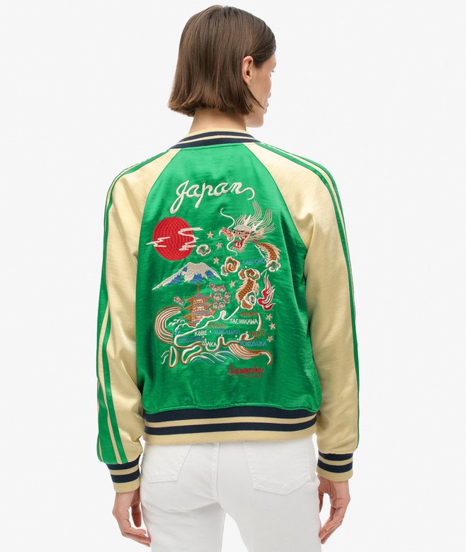 Superdry Cazadora Bómber Con Bordado Sukajan