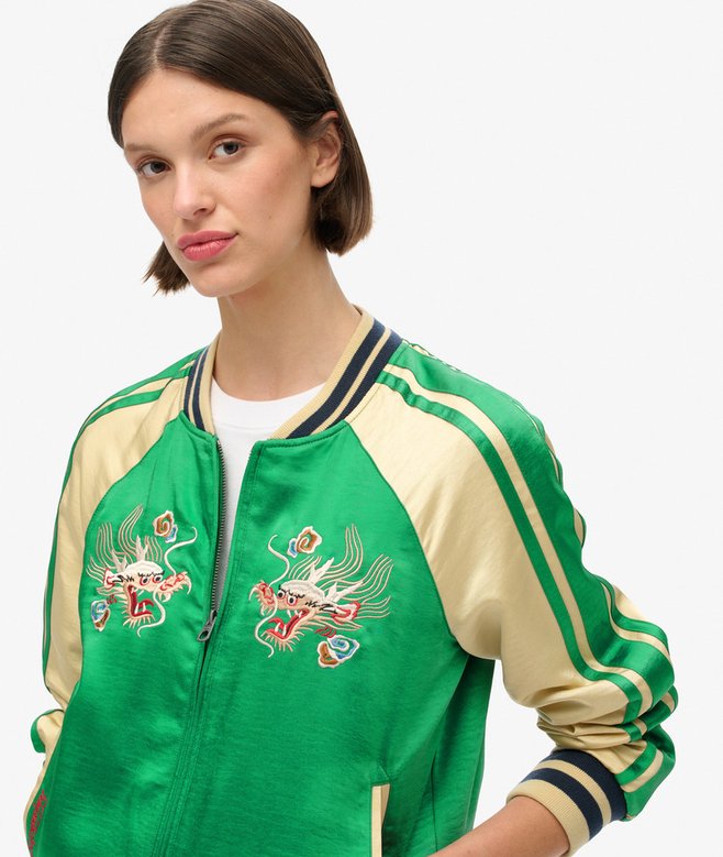 Superdry Cazadora Bómber Con Bordado Sukajan