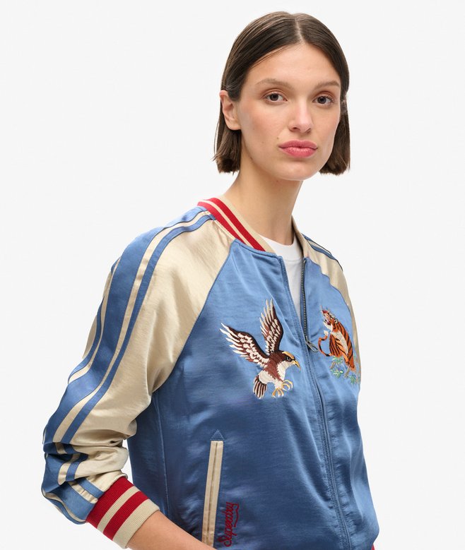 Superdry Cazadora Bómber Con Bordado Sukajan