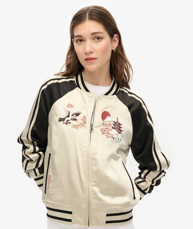 Superdry Cazadora Bómber Con Bordado Sukajan