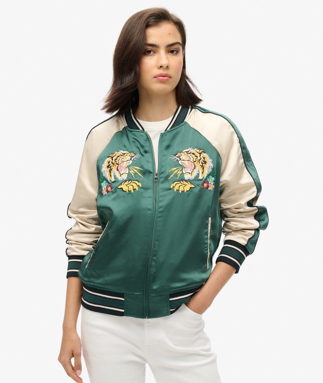 Superdry Cazadora Bómber Con Bordado Sukajan