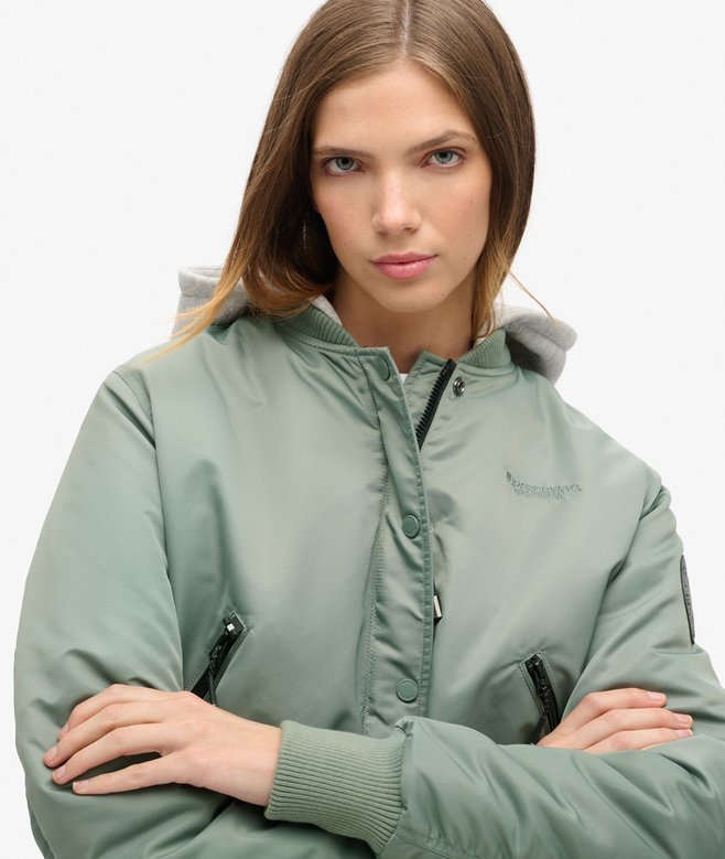 Superdry Cazadora Bómber Con Capucha