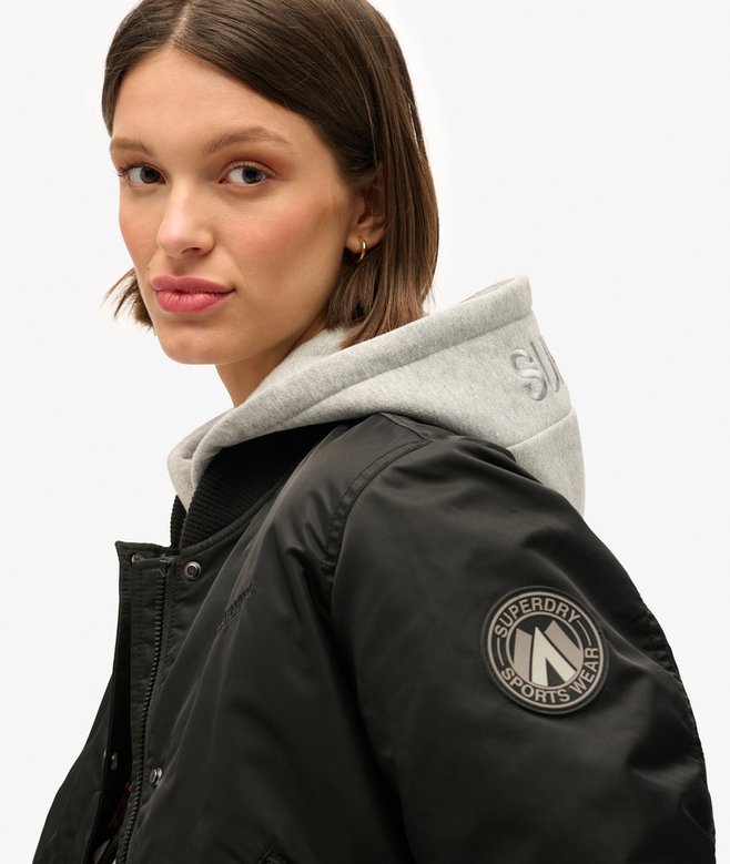 Superdry Cazadora Bómber Con Capucha