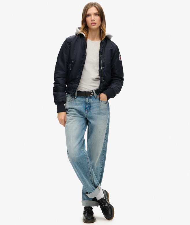 Superdry Cazadora Bómber Con Capucha