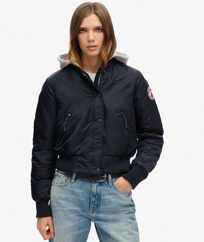 Superdry Cazadora Bómber Con Capucha