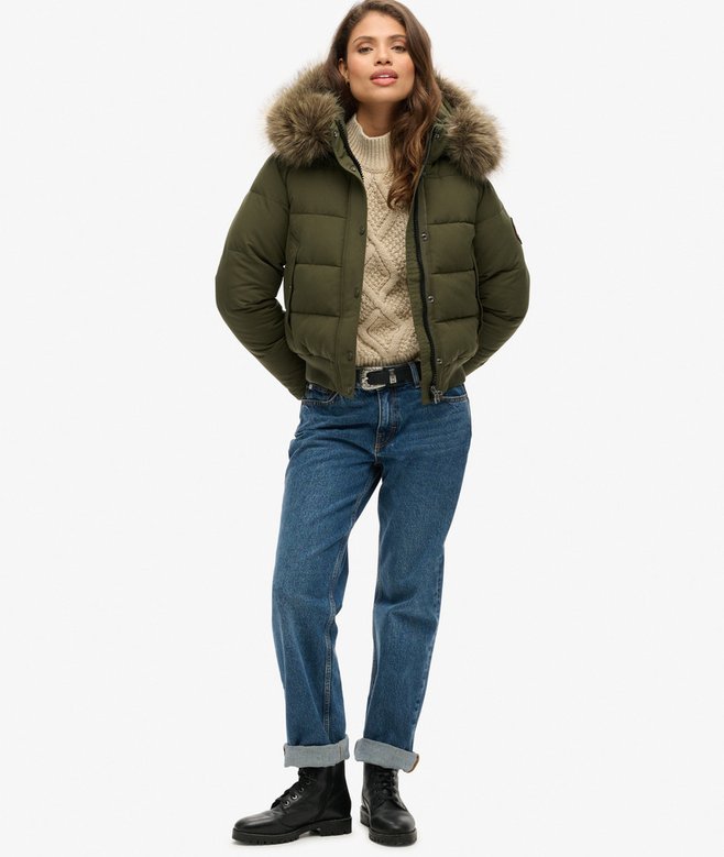 Superdry Cazadora Bómber Con Capucha Everest