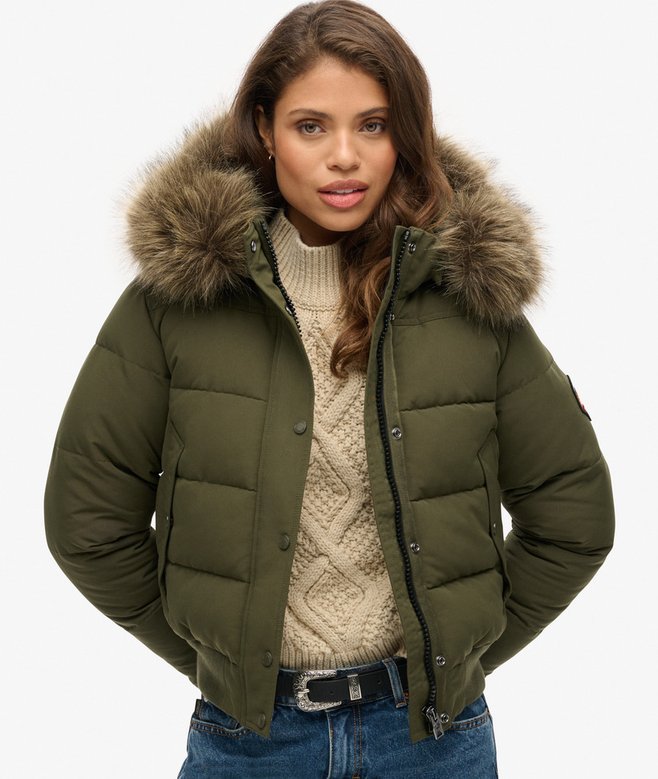 superdry Cazadora bómber con capucha Everest