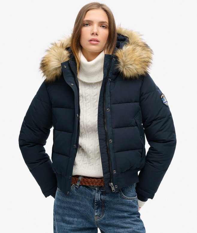 superdry Cazadora bómber con capucha Everest