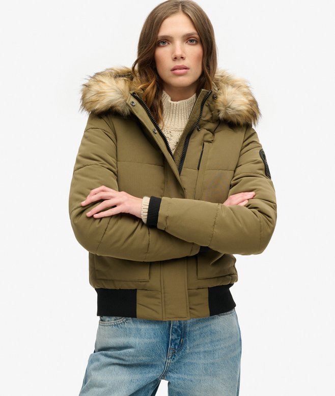 Superdry Cazadora Bómber Con Capucha Everest