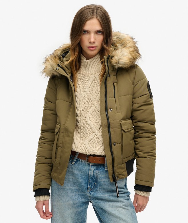 superdry Cazadora bómber con capucha Everest