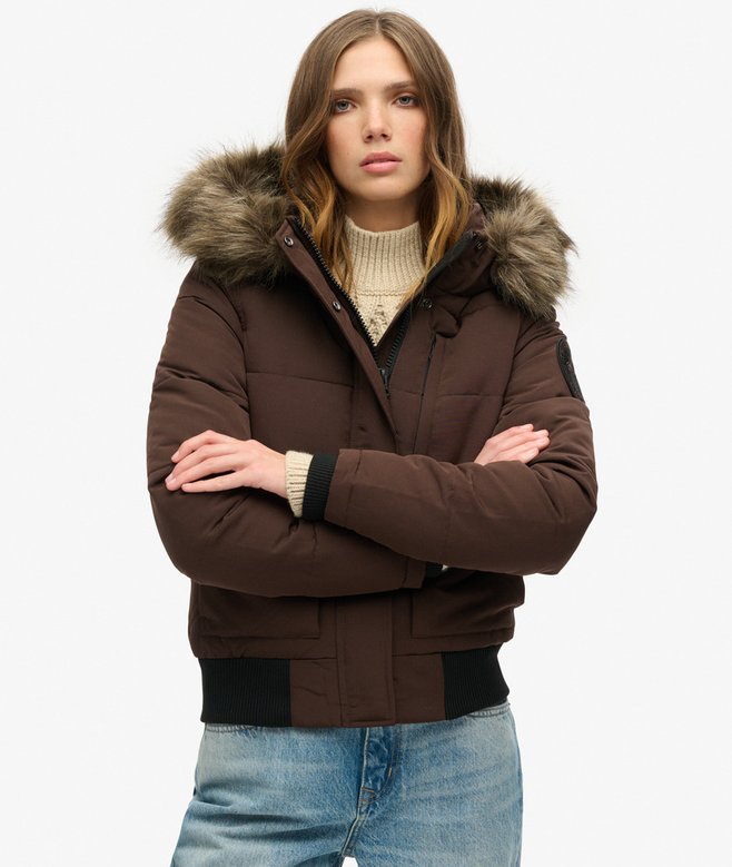 Superdry Cazadora Bómber Con Capucha Everest