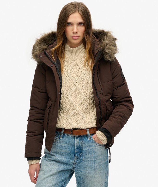 superdry Cazadora bómber con capucha Everest