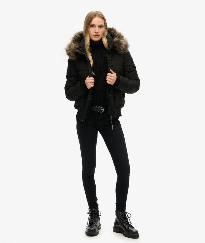 Superdry Cazadora Bómber Con Capucha Everest