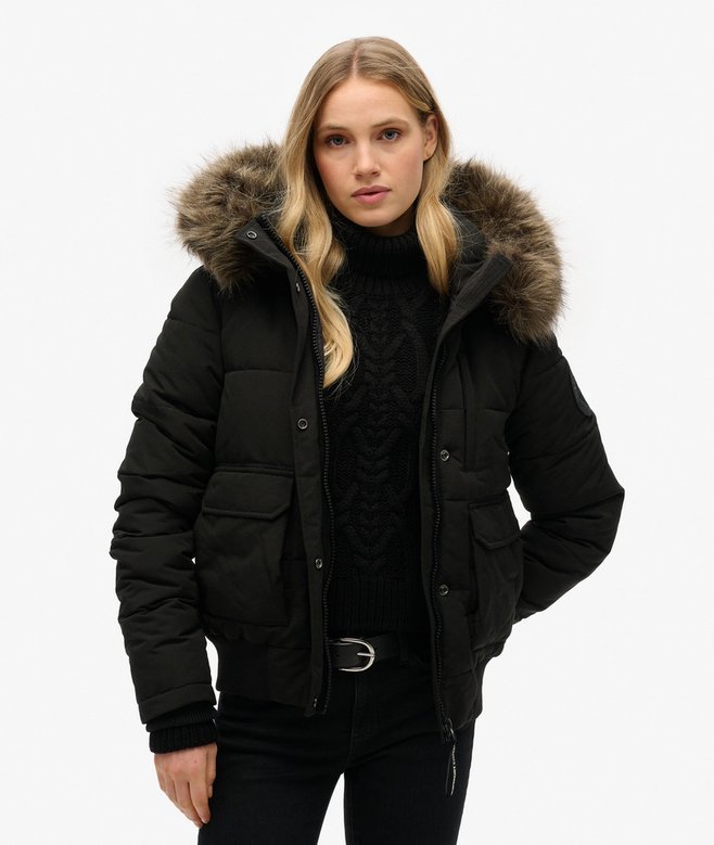 superdry Cazadora bómber con capucha Everest