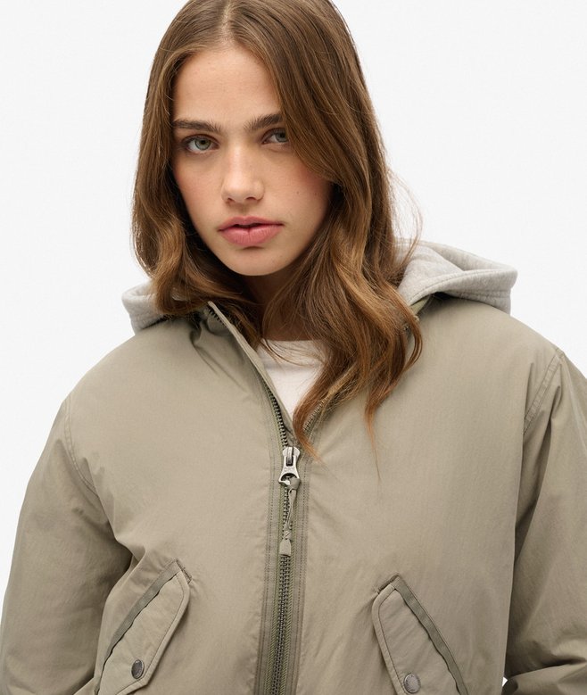 Superdry Cazadora Bómber Con Capucha MA1