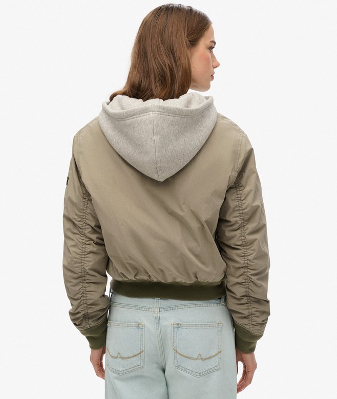 Superdry Cazadora Bómber Con Capucha MA1