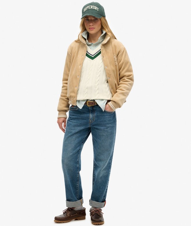 Superdry Cazadora Bómber De Punto Country Club