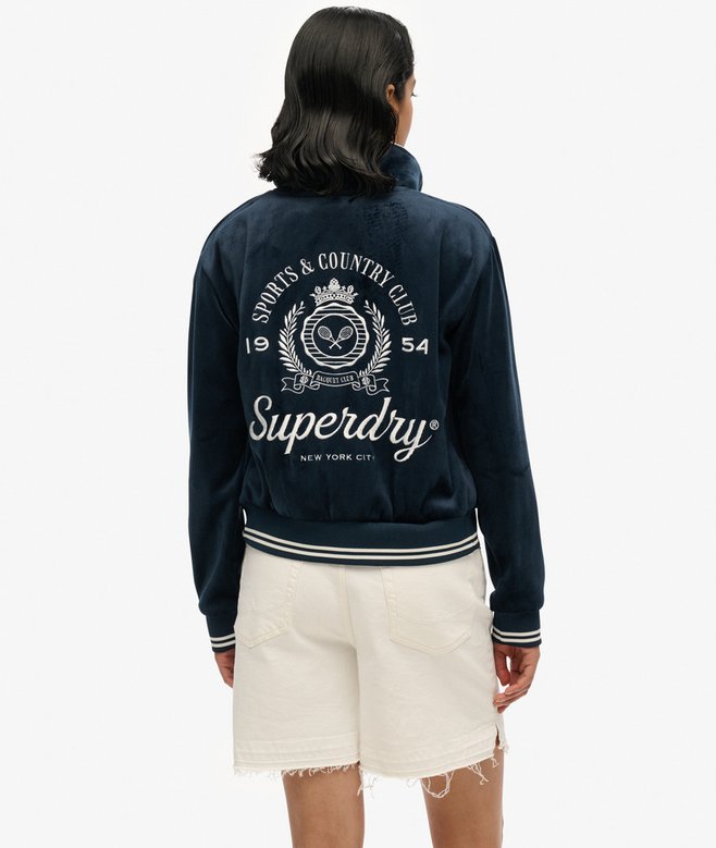 superdry Cazadora bómber de punto Country Club