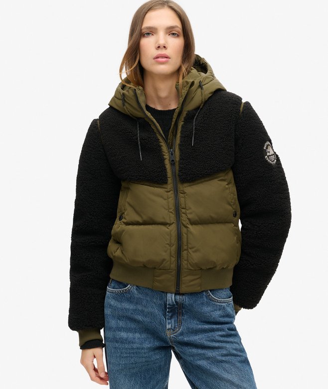 superdry Cazadora bómber híbrida Everest