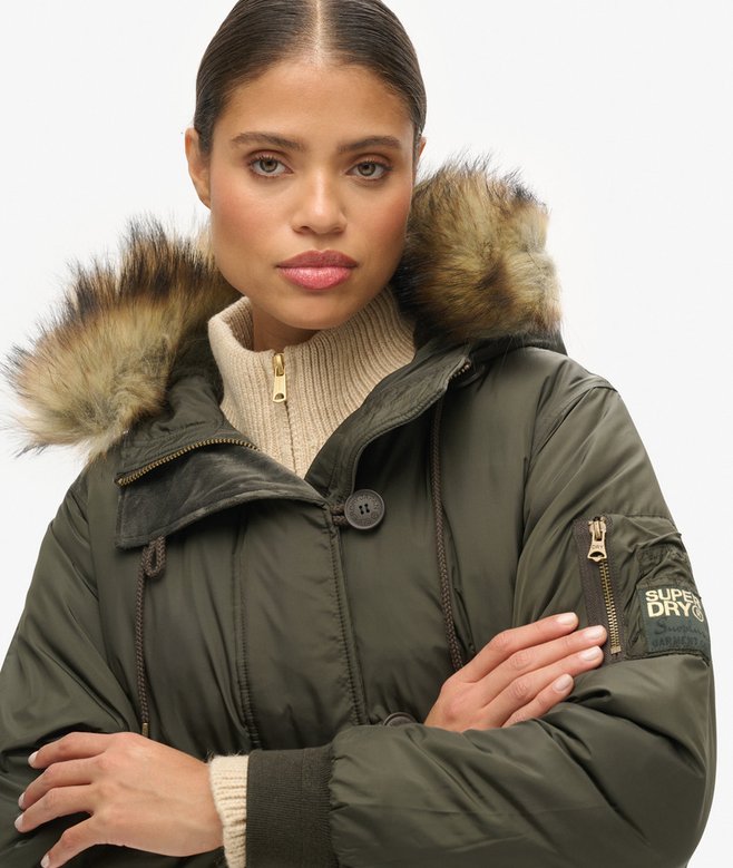 Superdry Cazadora Bómber Militar Con Capucha MA1