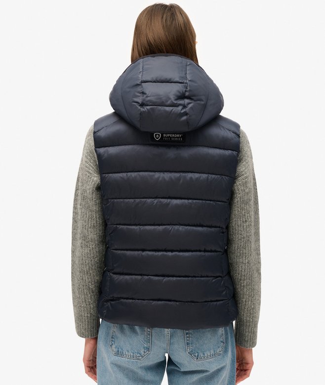 Superdry Chaleco Acolchado Con Capucha Fuji