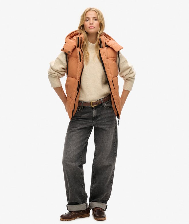 Superdry Chaleco Acolchado Corto Touchline