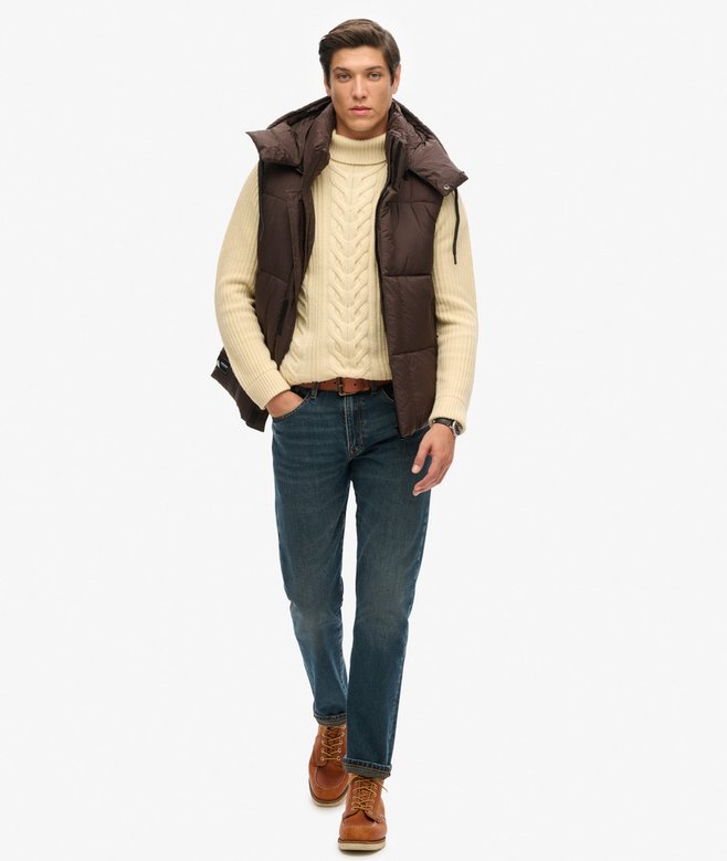 Superdry Chaleco Acolchado Corto Touchline