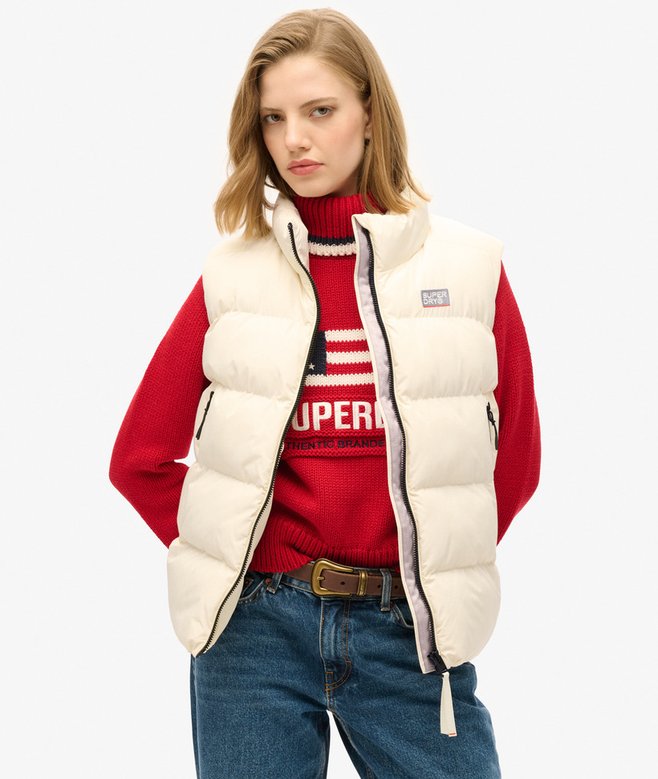 superdry Chaleco acolchado Sports