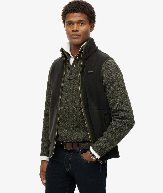superdry Chaleco con forro polar Estate