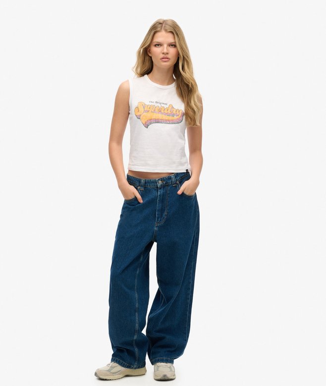 Superdry Chaleco Con Logotipo Vintage Rainbow