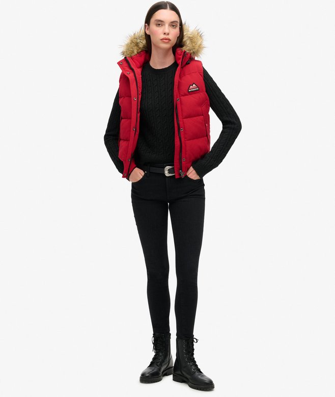 Superdry Chaleco De Pelo Sintético Everest