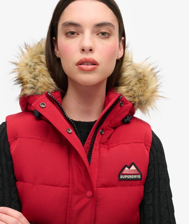 Superdry Chaleco De Pelo Sintético Everest