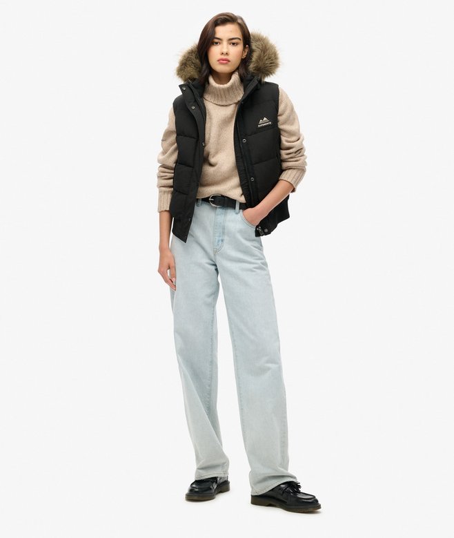 Superdry Chaleco De Pelo Sintético Everest