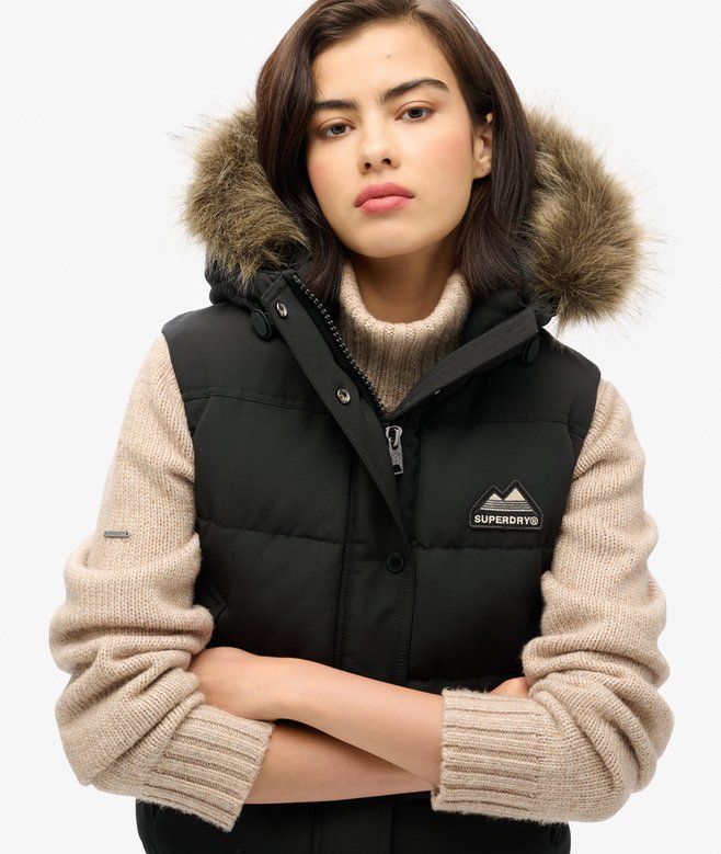 Superdry Chaleco De Pelo Sintético Everest
