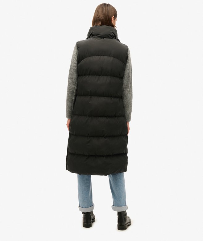 Superdry Chaleco Largo Acolchado