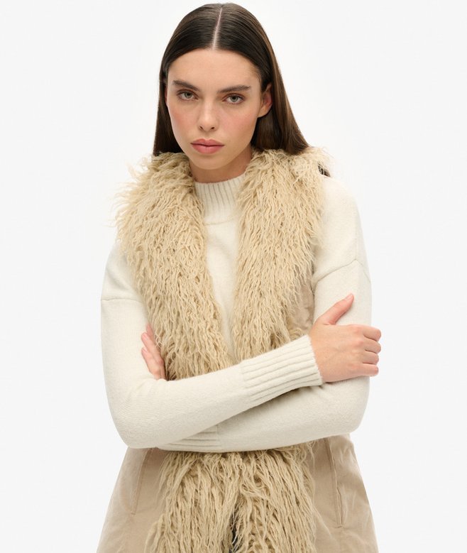 Superdry Chaleco Largo De Estilo Afgano
