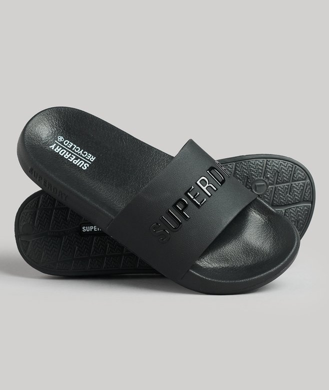 superdry Chanclas de piscina con logotipo CODE