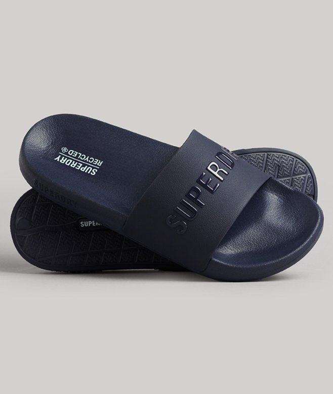 superdry Chanclas de piscina con logotipo CODE