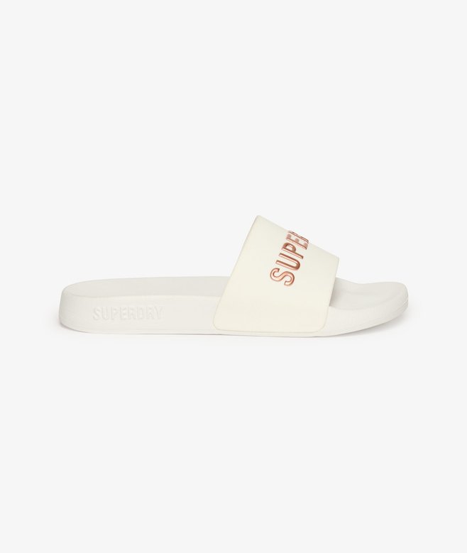 superdry Chanclas de piscina con logotipo CODE