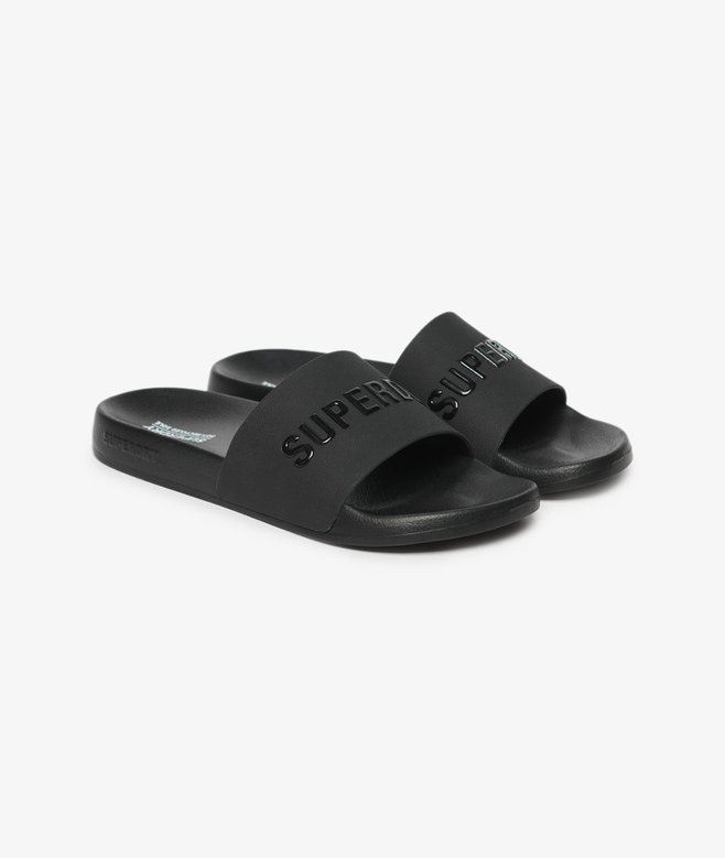superdry Chanclas de piscina veganas con logo