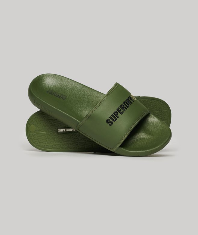 superdry Chanclas de piscina veganas de lona