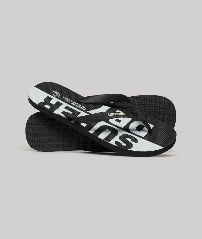 superdry Chanclas veganas con logotipo