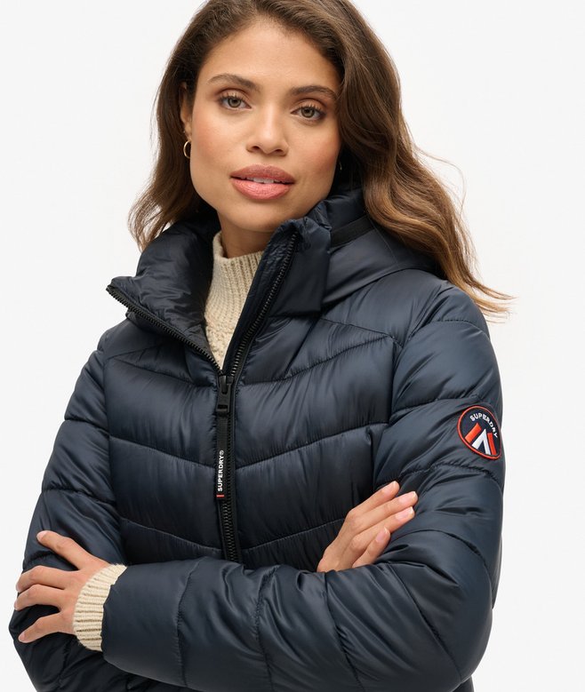 Superdry Chaqueta Acolchada Con Capucha Fuji