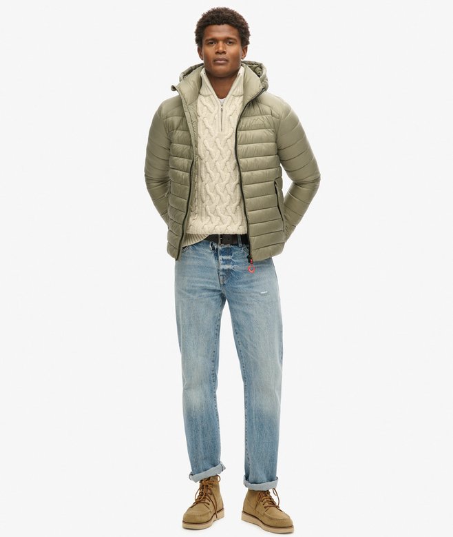 Superdry Chaqueta Acolchada Con Capucha Fuji Sport