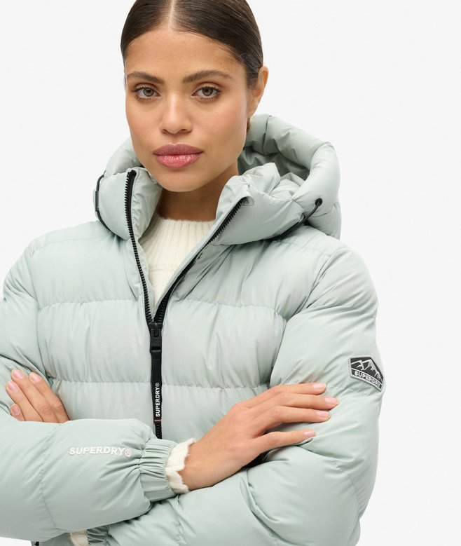 Superdry Chaqueta Acolchada Con Capucha Sports